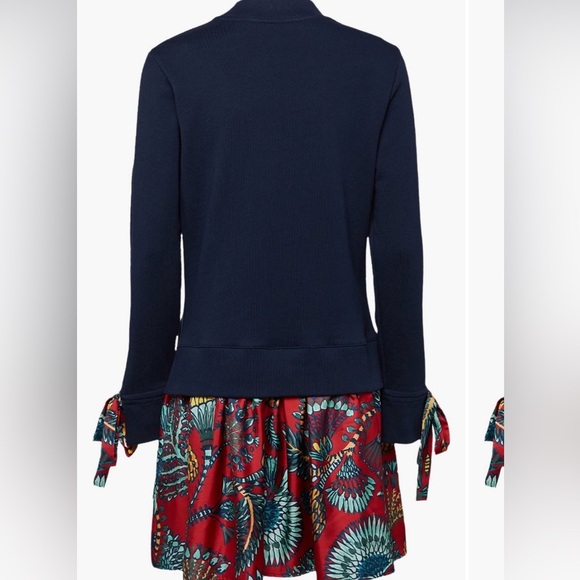 NWT DoubleJ Mixed media sweatshirt Sweater - Picture 2 of 11